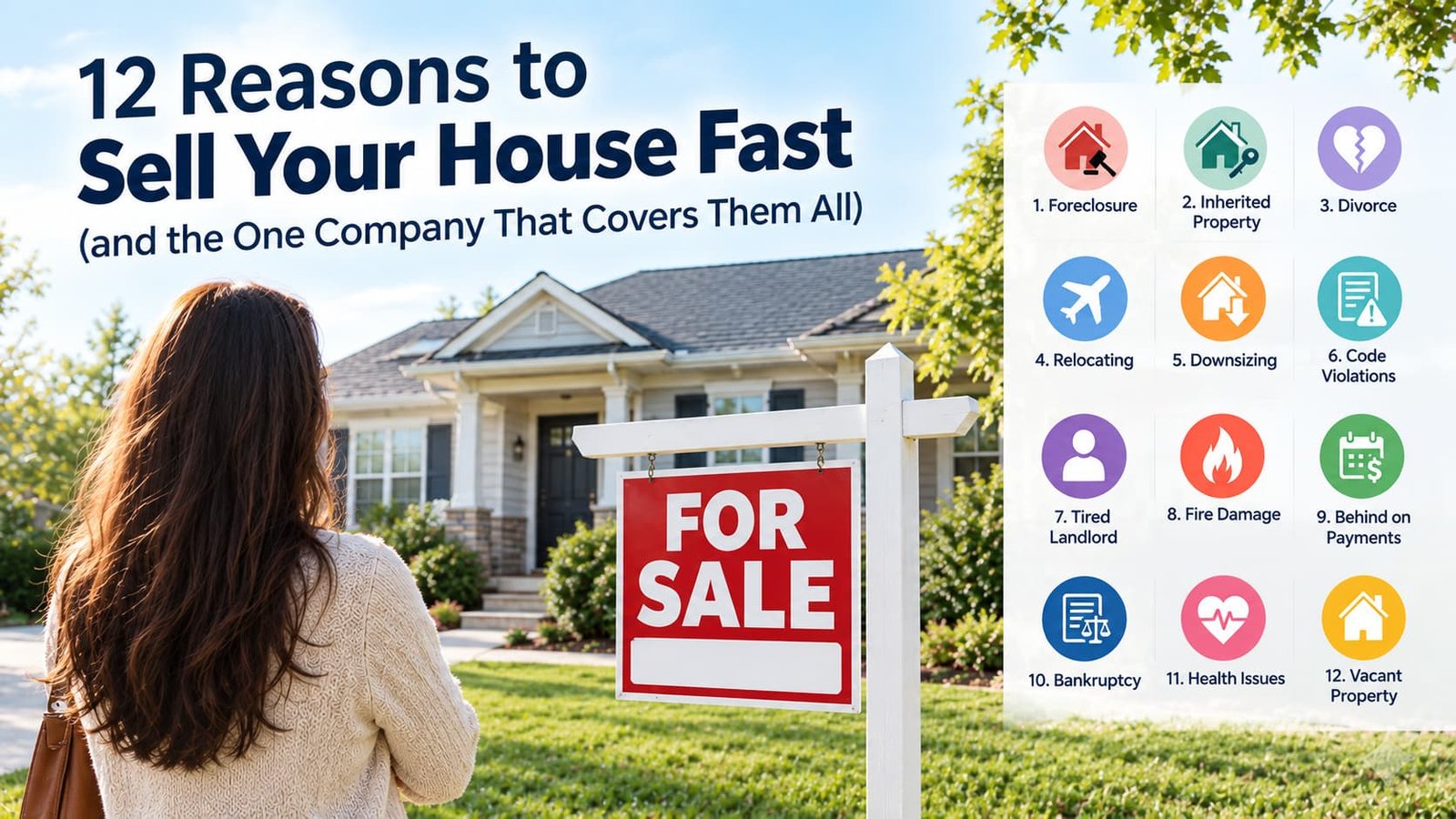 Homeowner reviewing reasons to sell your house fast for cash